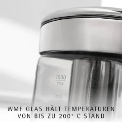 WMF KÜCHENminis Glas-Wasserkocher Vario 1,0 l