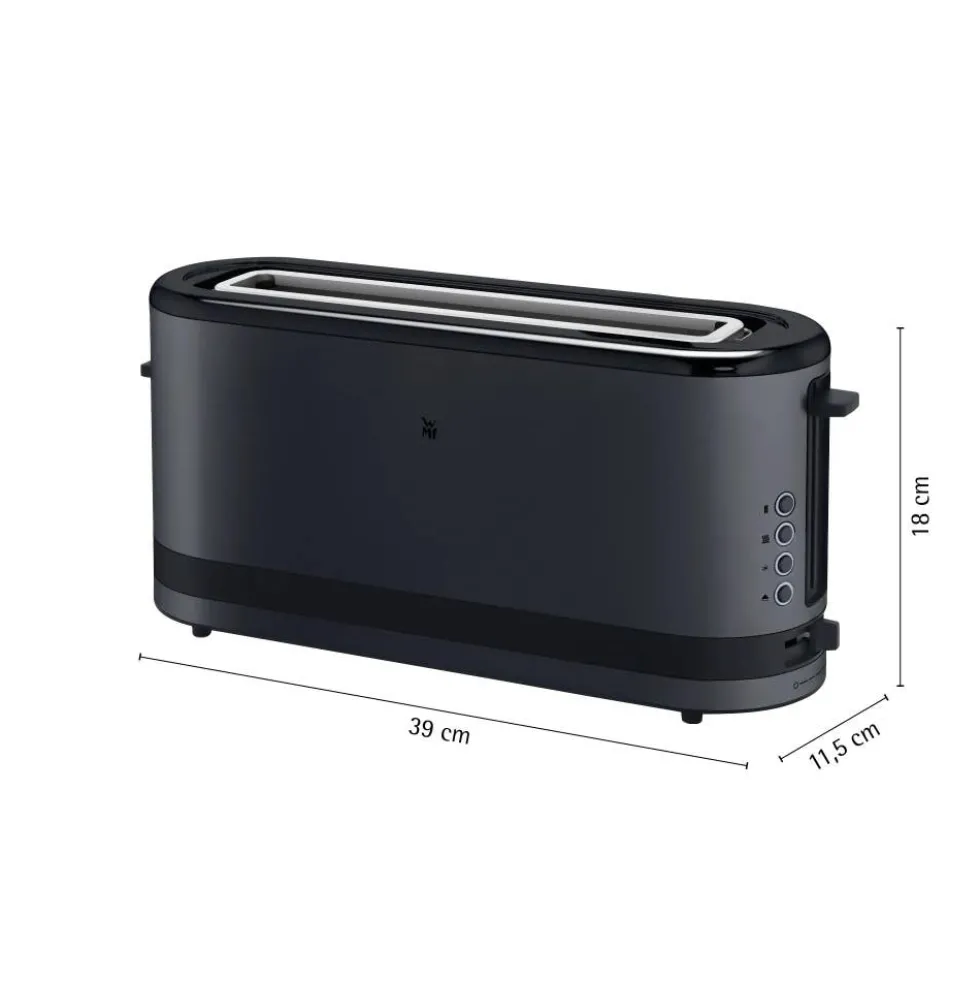 WMF KÜCHENminis Langschlitz-Toaster, Deep Black