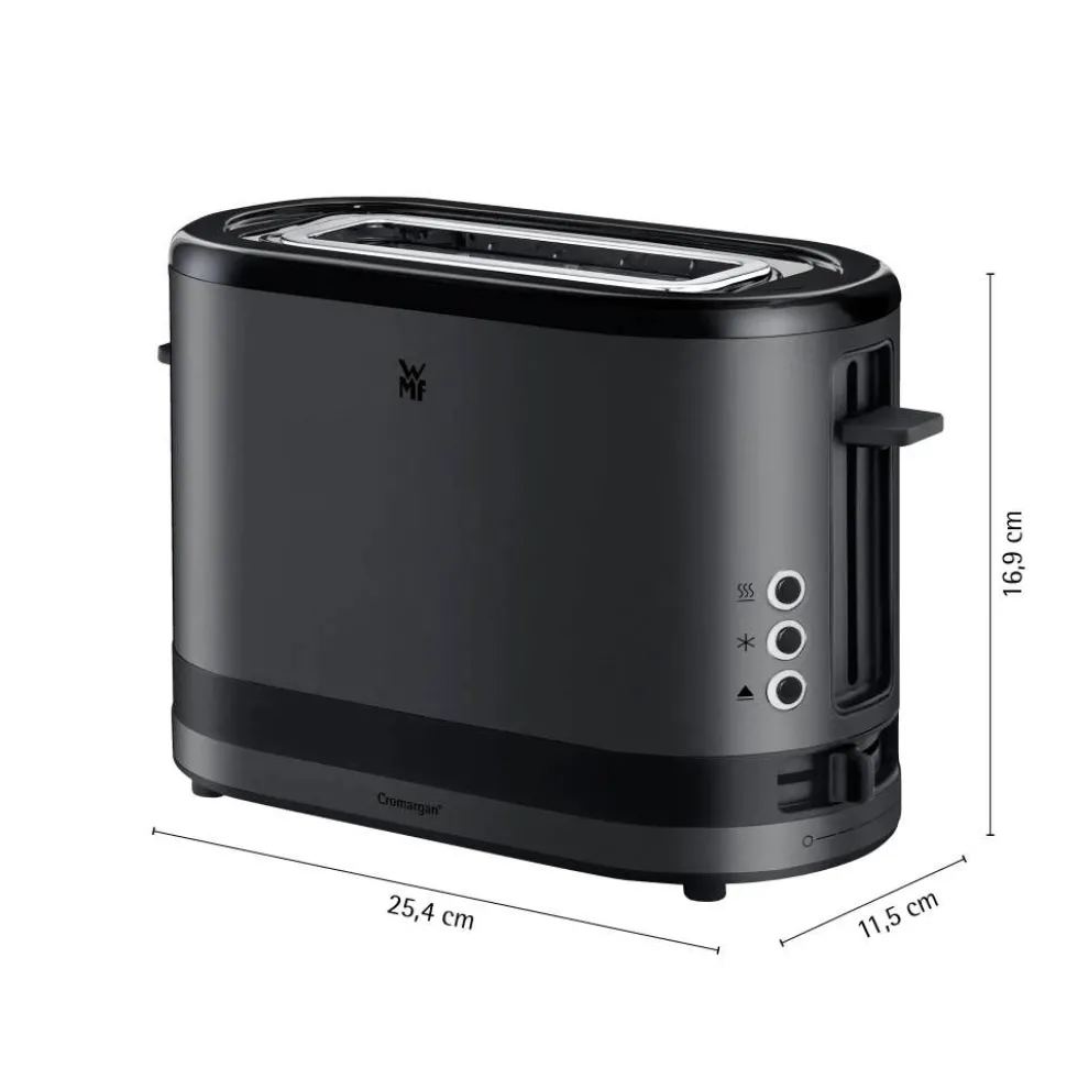 WMF KÜCHENminis 1-Scheiben-Toaster, Deep Black