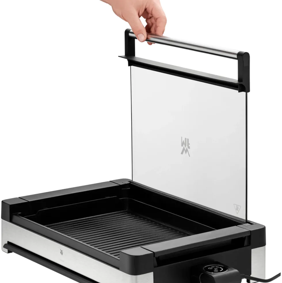 WMF Lono Tischgrill gerippt mit Glasdeckel