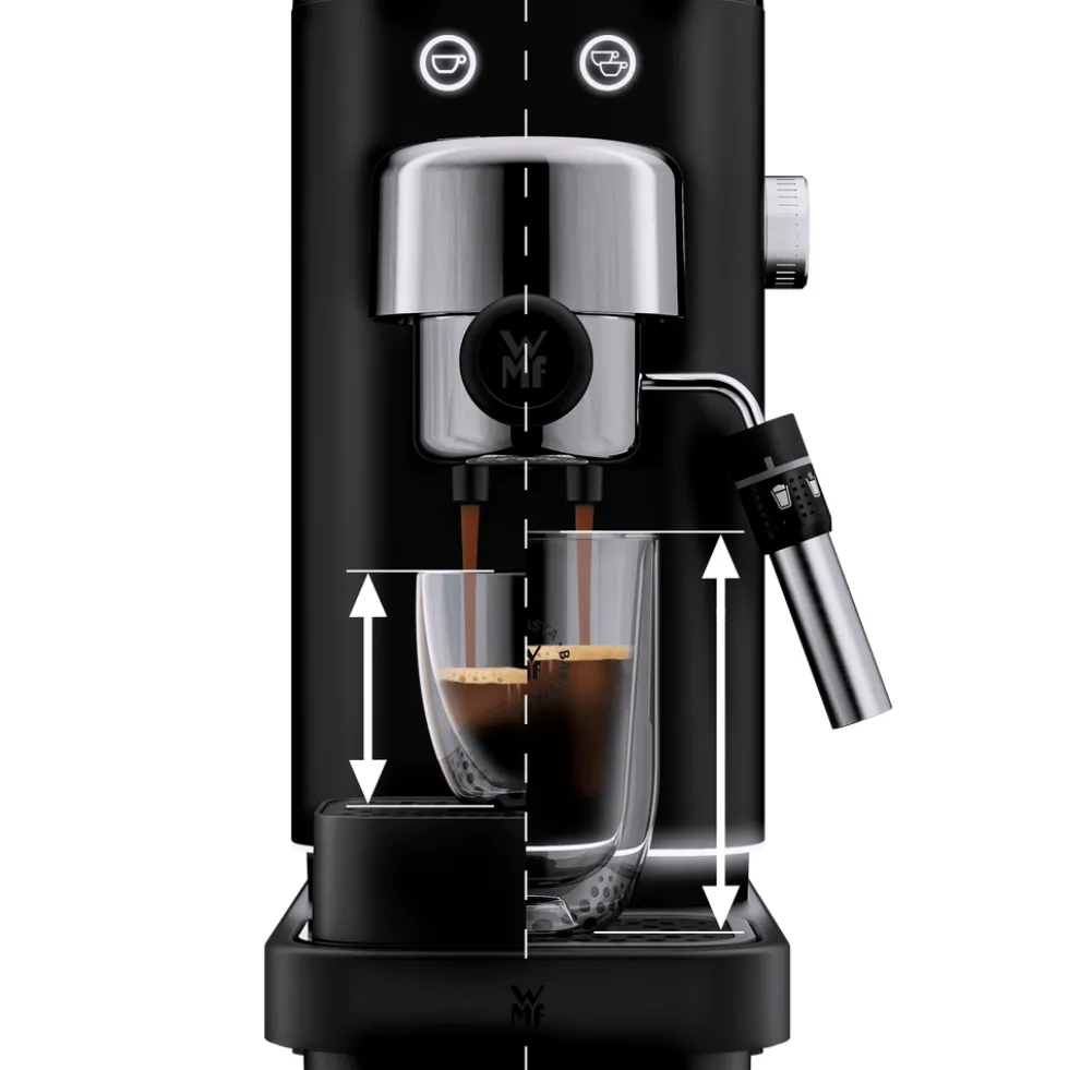 WMF Lumero Espresso Siebträgermaschine, Deep Black