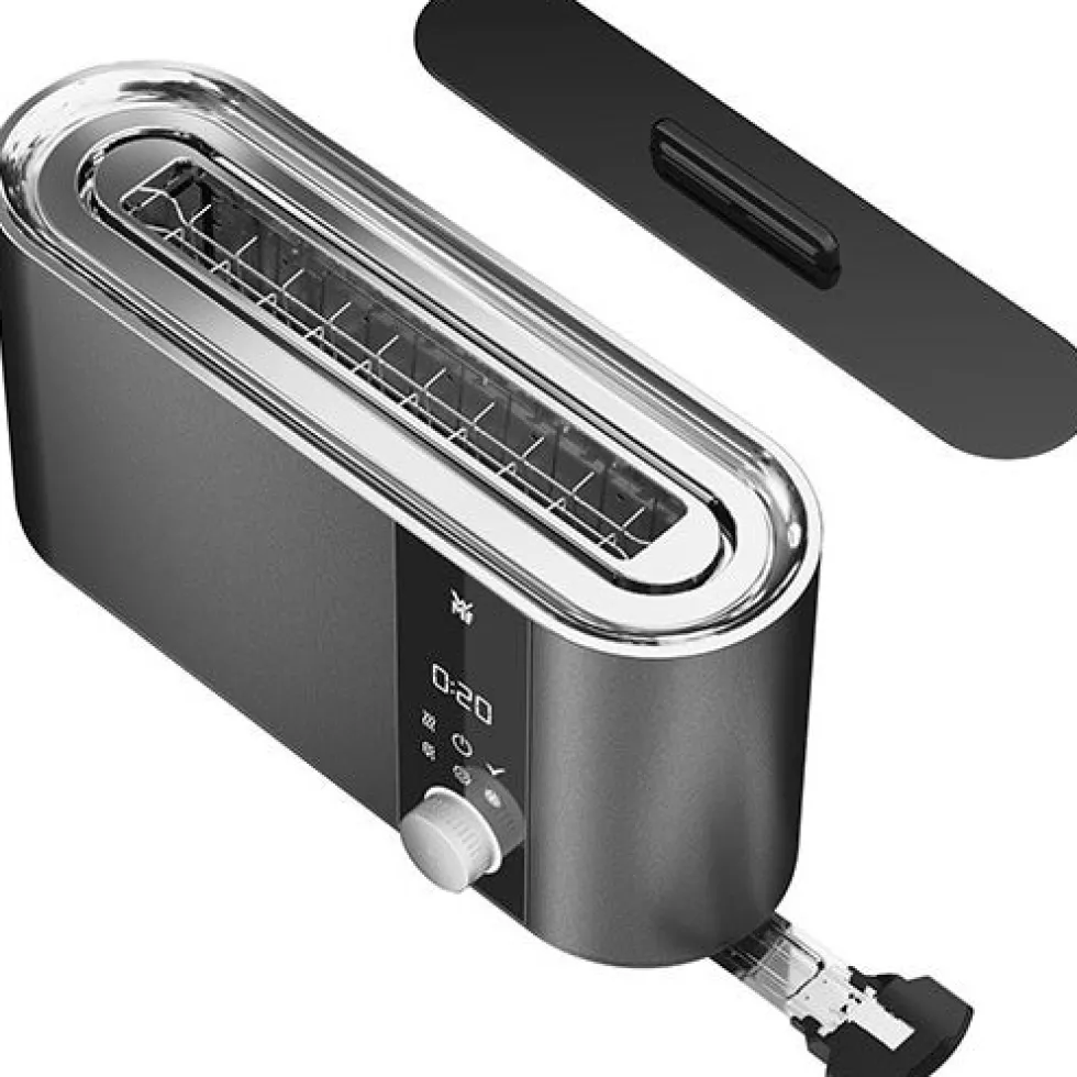 WMF Master Langschlitz-Toaster und Brötchenaufsatz im Set, 2-teilig