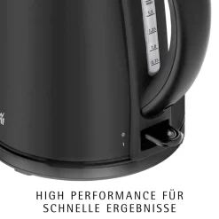 WMF Stelio Wasserkocher 1,7 L, Deep Black